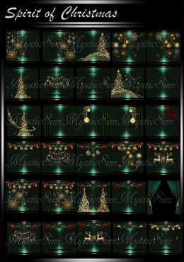 Spirit Of Christmas IMVU Room Textures Collection
