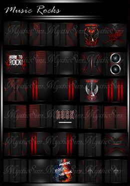 Music Rocks IMVU Room Textures Collection