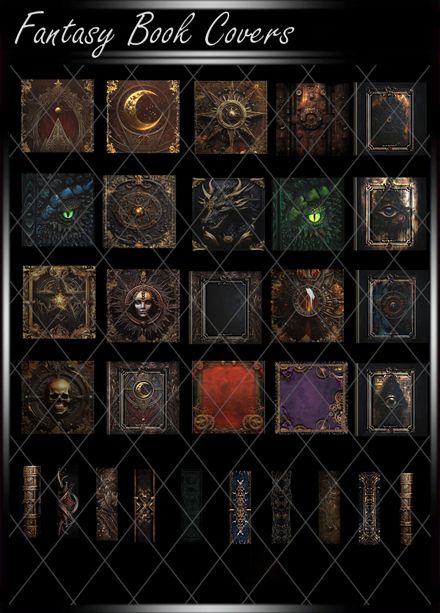 Fantasy Book Covers IMVU Textures 