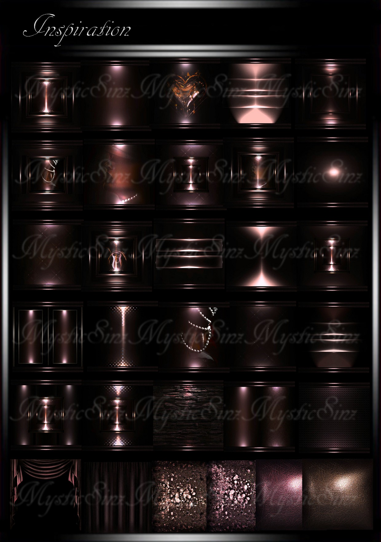 Rhinestone Cowgirl IMVU Room Textures Collection