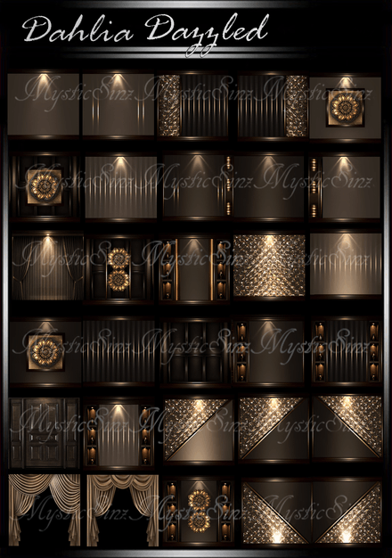 Dahlia Dazzled IMVU Room Teextures Collection