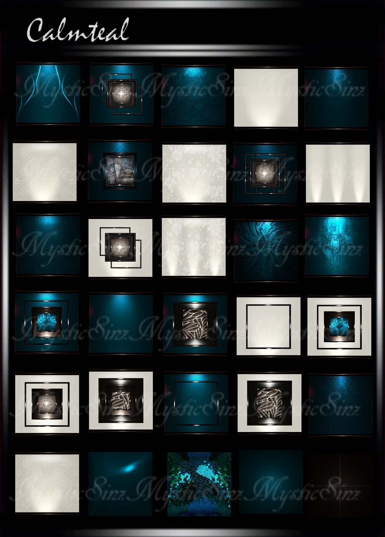 CalmTeal IMVU Room Textures Collection