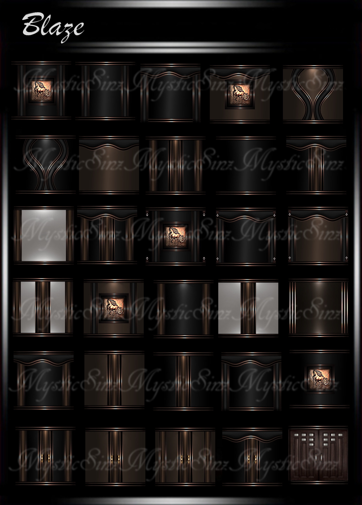 Blaze IMVU Room Textures Collection
