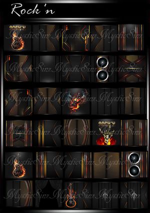 Rock'n IMVU Room Textures Collection