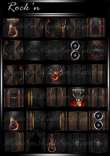 Rock'n IMVU Room Textures Collection