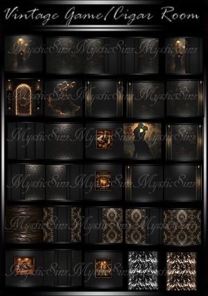 Vintage-Cigar IMVU Room Textures Collection