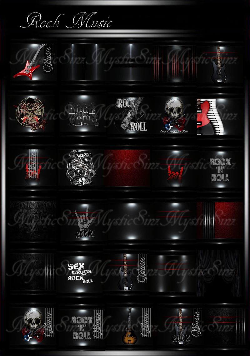 Rock Music IMVU Room Textures