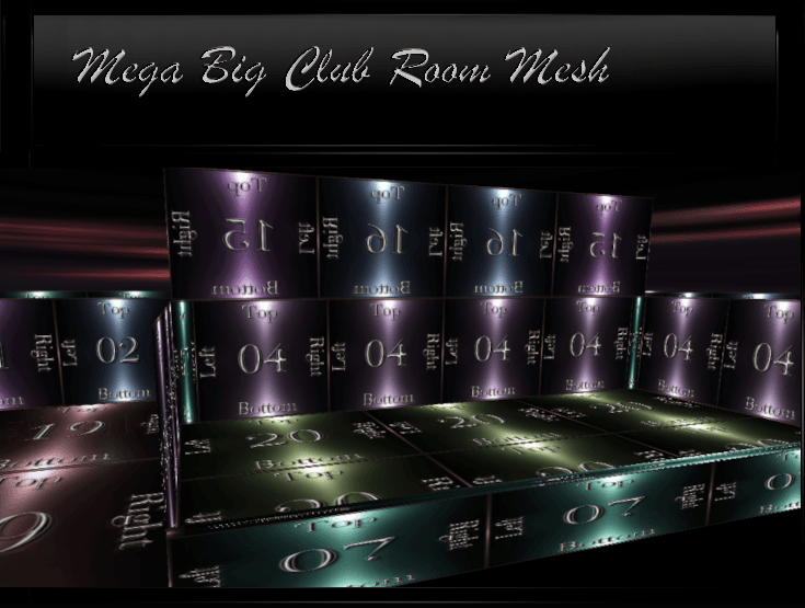 Mega Big Club IMVU Room Mesh