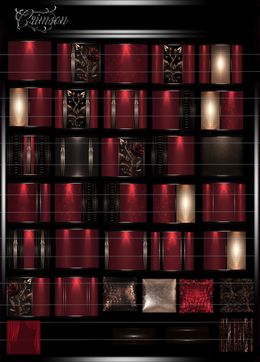 Crimson IMVU Room Textures Collection