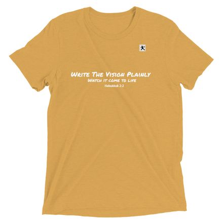 Unisex &quot;Write the Vision Plainly&quot; Tee (More Colors Available)