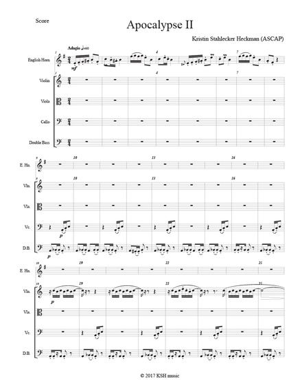 Apocalypse II Score