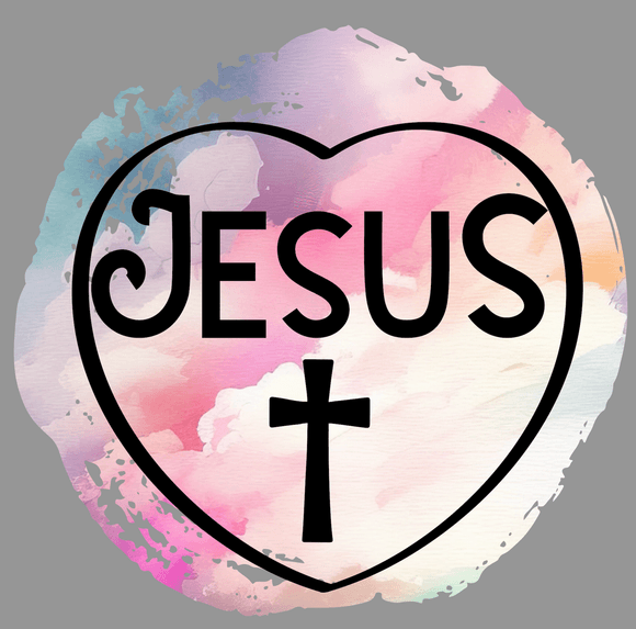 Jesus PNG | Christian Sublimation Design | Faith-Based Digital Download for Shirts, Tumblers, Mugs 