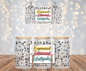 INSPIRATIONAL 16OZ UV DTF LIBBEY GLASS CUP WRAP