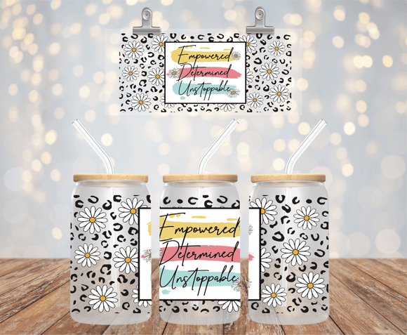 INSPIRATIONAL 16OZ UV DTF LIBBEY GLASS CUP WRAP