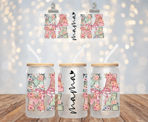 MAMA UV DTF 16OZ GLASS CUP WRAP