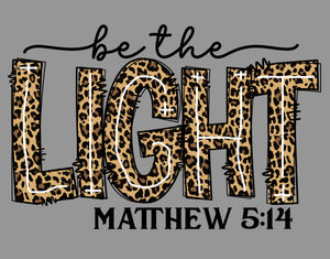 Free Download Be the Light – Matthew 5:14 PNG | Christian Scripture Digital Download | Inspirational