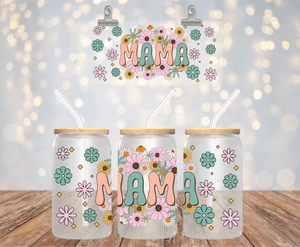 MAMA UV DTF 16OZ GLASS CUP WRAP
