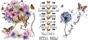 Just Breathe 16oz Cup Wrap PNG 