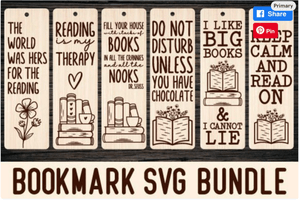 Bookmark Laser Cut Bundle Bookmark Laser Cut Bookmark SVG Design Laser Cut FilesLaser Cut Laser Cut 