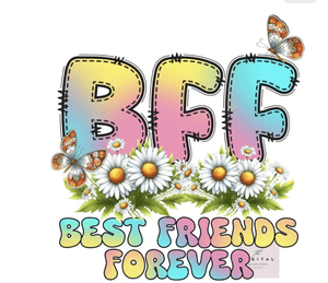 BFF Best Friends Forever Sublimation PNG Best friends forever png file BFF best friends shirts desig