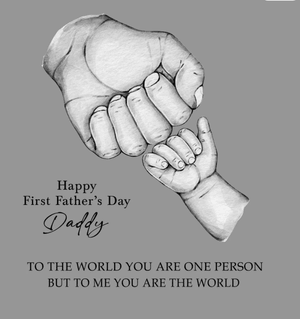 Happy 1st Father&#x27;s Day PNG Happy First Father&#x27;s Day Png Files New Dad Png Fist Bump Sublimation Desi