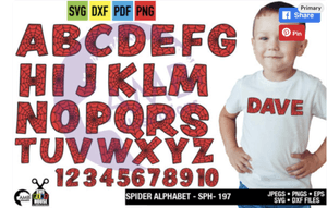 Spiderman Letters Clipart Spidey and His Amazing Friends Font SVG PNG Superhero Alphabet Numbers 