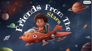Friends from the Stars  Children&#x27;s Storybook Space-Themed Decor Imaginative Play Kits Gifts for Kids
