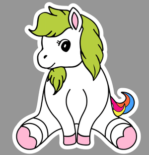 Free Download Unicorn PNG Clipart – Cute Pastel Unicorn with Stars – Digital Download for Invitation