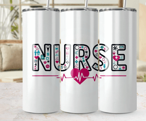 Nurse Tumbler Wrap PNG Nurse Gift Tumbler Wrap Cute Nurse PNG Nurse Tumbler Wrap PNG Nurse 