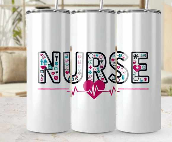 Nurse Tumbler Wrap PNG Nurse Gift Tumbler Wrap Cute Nurse PNG Nurse Tumbler Wrap PNG Nurse 