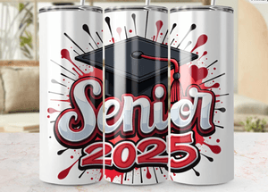 Graduation Senior 2025 Skinny Tumbler Wrap