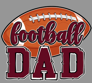 FREE Download DAD PNG Football Theme | Sublimation Design for Dad | Sports Father’s Day Shirt PNG