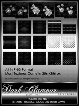 Dark Glamour Texture Pack --- $2.00