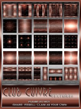 Cuivre Texture Pack --- $2.00