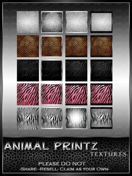 Animal Printz Texture Pack --- $1.00