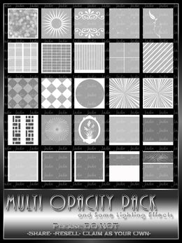 Opacity Texture Pack 1 --- $1.00