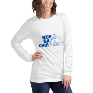 Build Safe Churches LS Tee White