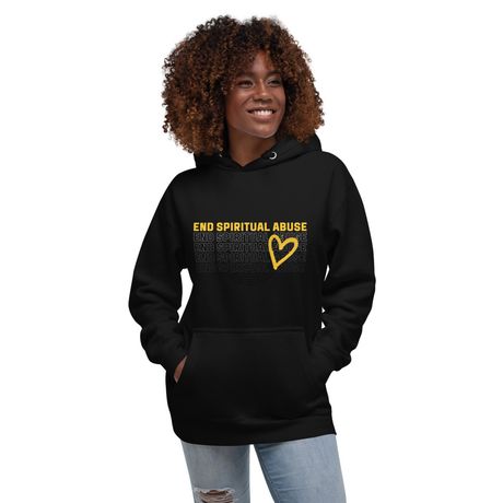 End Spiritual Abuse Hoodie Blk