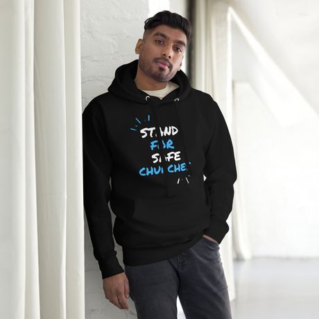 Stand for Safe Churches Hoodie Blk-Blu