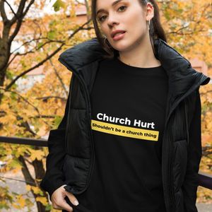 Church Thing LS Tee Blk