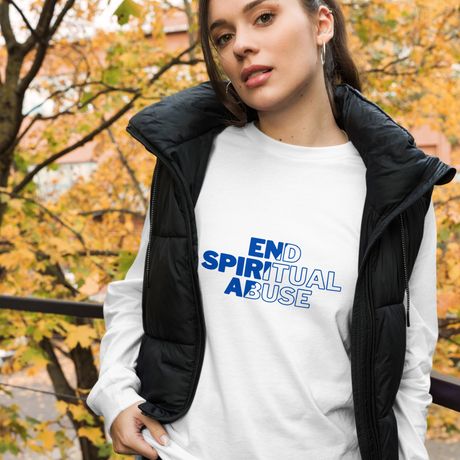 End Spiritual Abuse LS Tee White