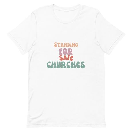 For Safe Churches Tee WHT