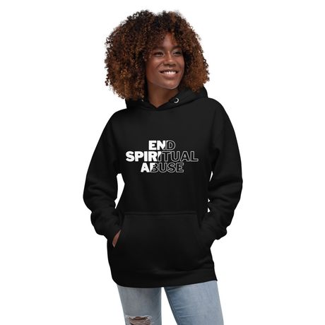 End Spiritual Abuse Hoodie Black