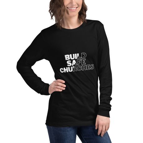Build Safe Churches LS Tee Black