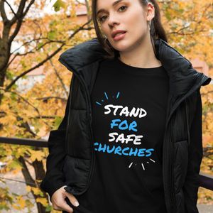 Stand For Safe Churches LS Tee Blk