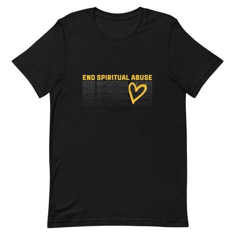 End Spiritual Abuse Tee BLK