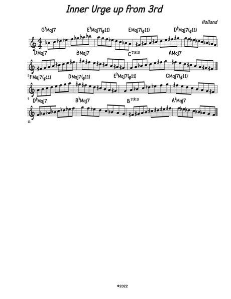 Inner Urge Scale VL starting from the 3rd