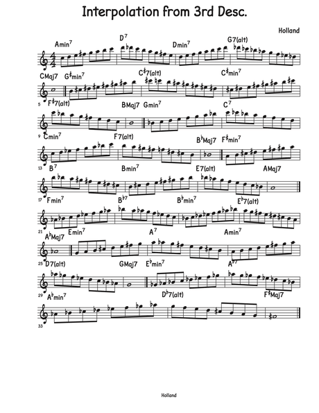 Interpolation from the 3rd