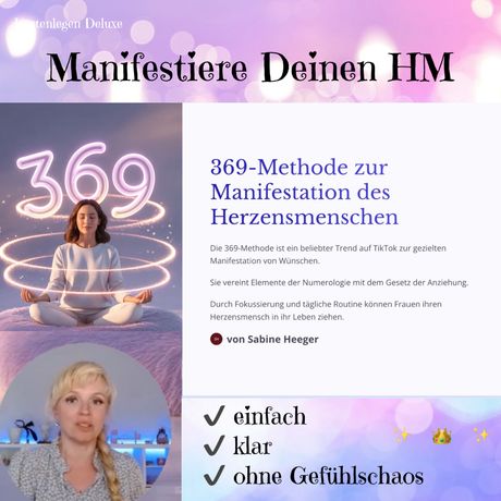 Die 369-Methode zur Manifestation Deines Herzensmenschens