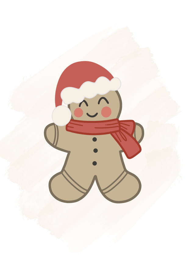 Gingerbread Man with Hat